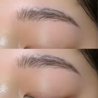 アイブロウ meguru／マツパ ／マツエク／束感のマツエク・マツパデザイン