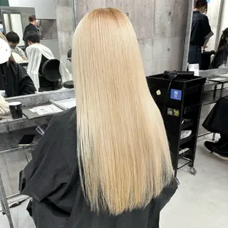 ロング ハイトーン×エクステ 💞くるみのヘアスタイル