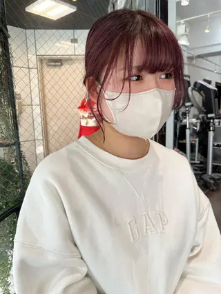 カラー 💖デザインカラー/ タダ ハナカ💖のヘアスタイル