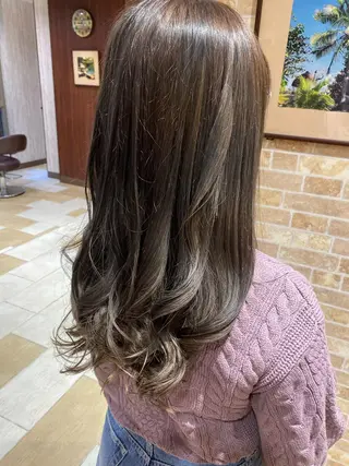 ロング カラー 🦋店長🦋 ほんさわ みずきのヘアスタイル