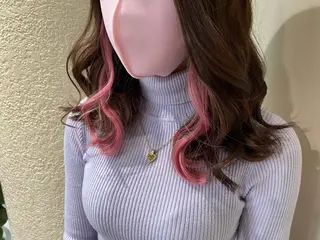 ミディアム ハイトーン✨艶髪💘 💘 AYANO💘のヘアスタイル