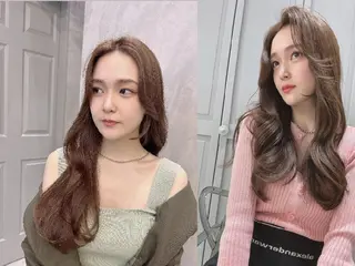 ロング カラー 中村 友莉夏のヘアスタイル