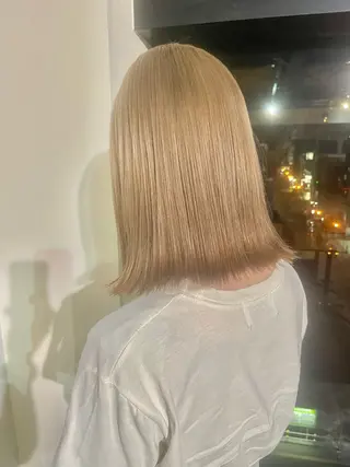 ミディアム カラー La fith hair ray所属・メンズ/パーマ/ ブリーチ/KAITOのヘアスタイル