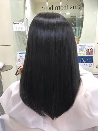 セミロング 三田 豪のヘアスタイル