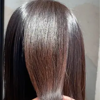 セミロング 中谷 明日香のヘアスタイル