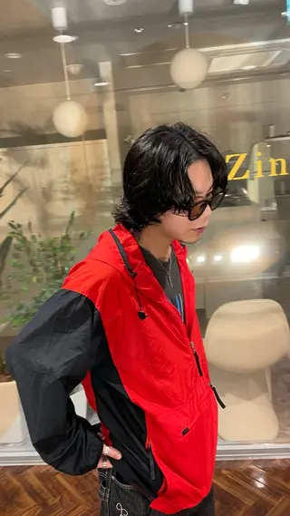 ショート パーマ 岡本 七星のヘアスタイル