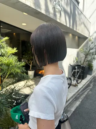 ショート 森田楓乃/上前津/ 大須/ブリーチカラーのヘアスタイル