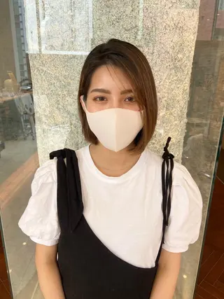 ショート ショート白髪染め無料 ／河瀬謙介のヘアスタイル