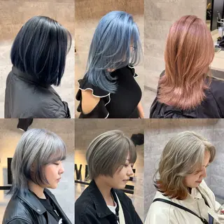 カラー _WHITE 若狭のヘアスタイル