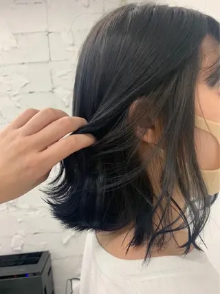 ミディアム トレンドモテカラー 🩷色落ちまで可愛くのヘアスタイル