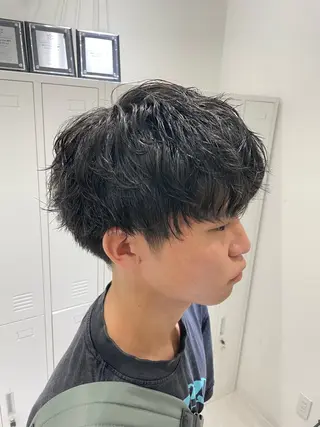 パーマ メンズ Tink　天神店所属・今村賢治/メンズ/ レイヤー✨艶カラーのヘアスタイル