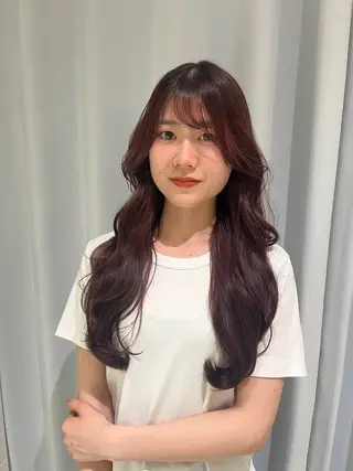 ロング loulou所属・透明感カラー 💎飯塚ゆうきのヘアスタイル