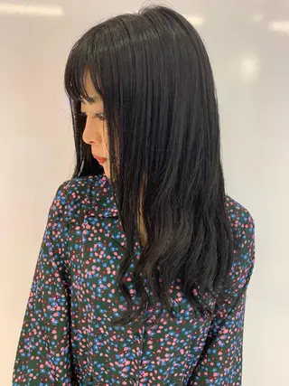 ロング ハッシュカット/ハイ トーン/MANAMIのヘアスタイル