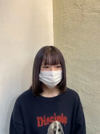 ミディアム 大庭 萌瑚のヘアスタイル