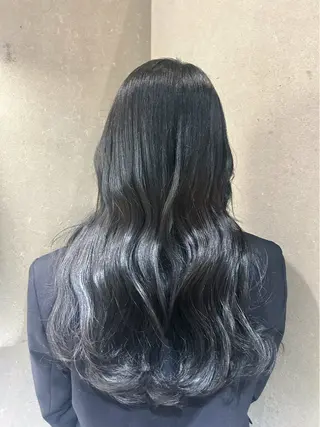 ロング 艶髪/韓国風🤍🖤 小林実央‎のヘアスタイル