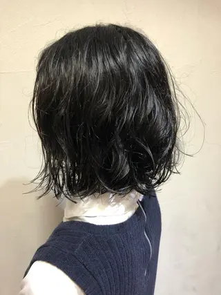 ショート パーマ 千葉 郁也のヘアスタイル