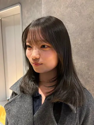 ミディアム MINX 野村実莉 カット/パーマのヘアスタイル