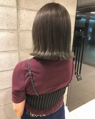 ショート カラー ボブ/ミニボブ/ 立河今日子のヘアスタイル