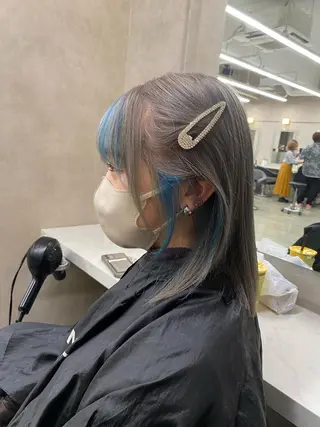 ロング カラー 韓国/トレンド レイヤー【101】のヘアスタイル