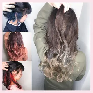 セミロング カラー パーマ 🫧代表/新宿駅近/ 限定価格🫧田辺貴裕のヘアスタイル