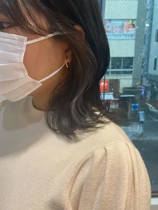 ミディアム GO TODAY SHAiRE SALON 原宿Stella店所属・𓍯柔らかhair 𓍯 yukinoのヘアスタイル