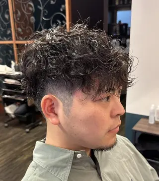 メンズ 早稲田/メンズ専門 /フェード/葛西裕季のヘアスタイル