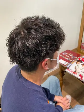 ショート パーマ メンズ men's hair salon Rude所属・木村 茜美のヘアスタイル