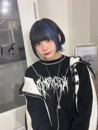 ミディアム カラー 🥣ミコト/ウルフ ハイトーン特化🥣のヘアスタイル