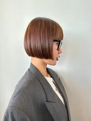 ショート ボブ ホノカのヘアスタイル