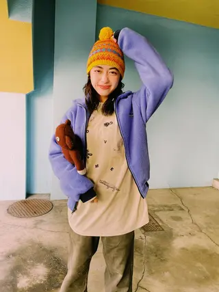 ミディアム 金田 夏野のヘアスタイル