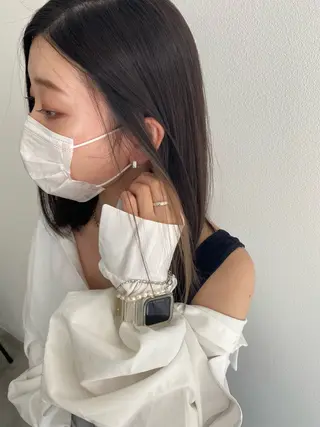 セミロング 指名支持率NO.1 スタイリストのヘアスタイル