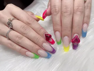 ミディアム ネイル 《LB》ラブリエ Nail&eyeのマツエク・マツパデザイン