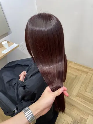 ロング 艶髪/縮毛矯正/ Core mikuaのヘアスタイル