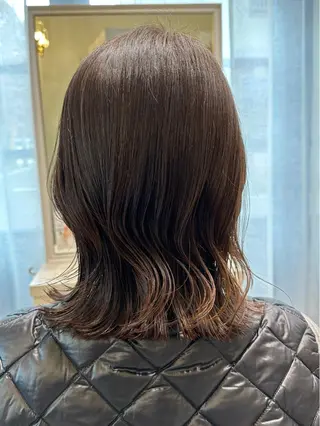 ミディアム 大久保 優香のヘアスタイル