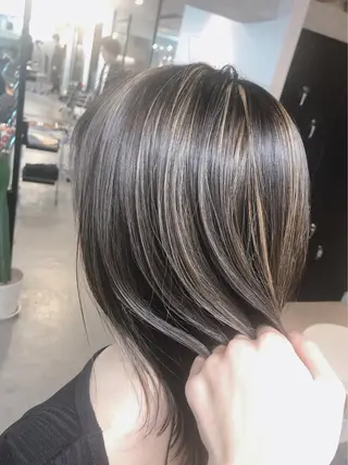 ロング カラー レイヤー/ウルフ/ ハッシュカット/そらのヘアスタイル