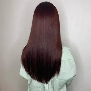 ロング オリーブカラー 特化　　kaiのヘアスタイル