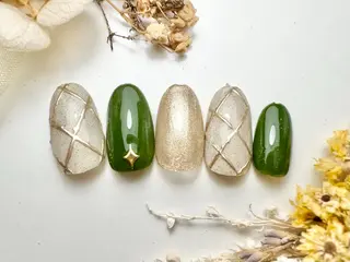 ネイル ネイルPetit Ribbonのネイルデザイン