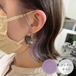 ショート カラー アンブレラカラー💫 フェイスフレーミングのヘアスタイル