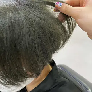 ショート カラー silo所属・silo MOKA 顔周りカット🦦のヘアスタイル