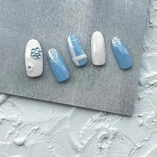 ネイル ⭐︎休業中の練習⭐︎ JNA認定講師髙橋のネイルデザイン