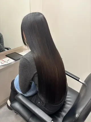ロング と きのヘアスタイル