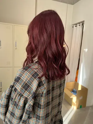 カラー 村田 茉優のヘアスタイル