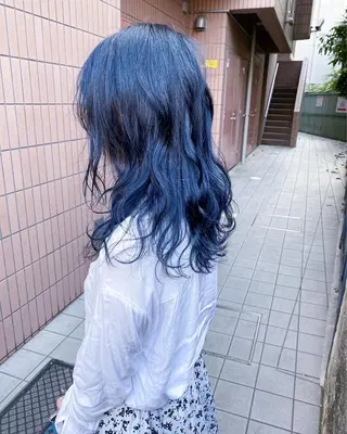 ミディアム カラー 髪質改善、エクステ 山口卓哉のヘアスタイル