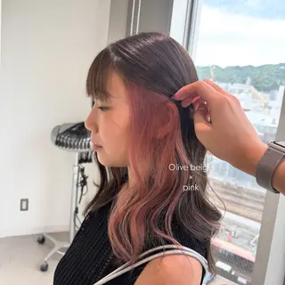 ミディアム カラー EIGHT ／SHU🩶のヘアスタイル