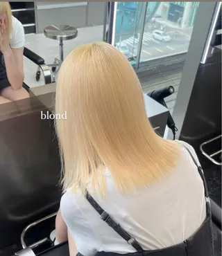 ショート カラー ヘアアレンジ ハイトーン/透明感 髪質改善/rinaのヘアスタイル