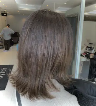 ミディアム カラー 岡田詩織 MODE Ks松原店のヘアスタイル