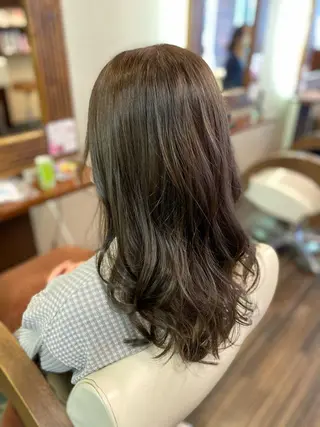 ロング カラー ヘアアレンジ 加藤 瑠美のヘアスタイル