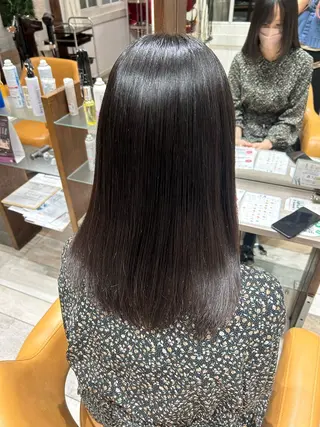 セミロング 荒木 友那のヘアスタイル