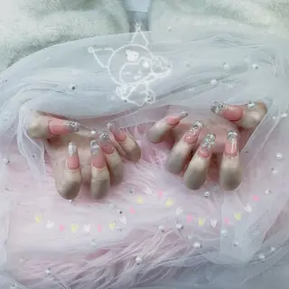 ネイル パーツ全部¥110 サロンミミのネイルデザイン