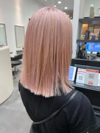 ミディアム カラー ヘアアレンジ 小倉 愛里のヘアスタイル